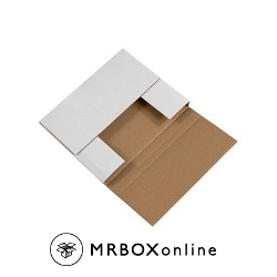 10.25x8.25x1.25 Multi Depth One Piece Folder Box White