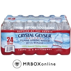 Crystal Geyser Alpine Spring Water 24 ct