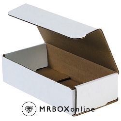 8x4x2 White Die Cut Mailer Boxes
