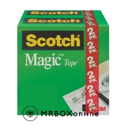 3M Scotch Magic Tapes 3/4x28yds 2 ROLLS