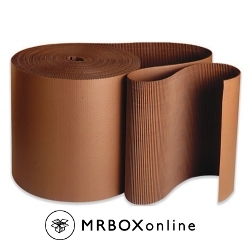 24x250 Brown Singleface Corrugated Rolls