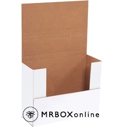11.125x8.625x4 Multi Depth One Piece Folder Box White